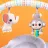 Leagan pentru bebelusi Bright Starts Leagan portabil Bright Starts Whimsical Wild™