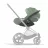 Автокресло детская Cybex Scoica auto Cybex Cloud T i-Size Plus Leaf Green, 45-87 cm