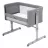 Patut Joie Patut pliant 2 in 1 Joie Roomie Gray Flannel