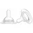 Tetina din silicon Kikkaboo Set 2 tetine din silicon KikkaBoo UniFlow Wide, marimea S