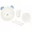 Set de masa Kikkaboo Set de hranire din plastic KikkaBoo Bear with Me Blue