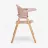 Scaun de masa Kikkaboo Scaun de masa 6 in 1 KikkaBoo Woody Pink
