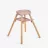 Scaun de masa Kikkaboo Scaun de masa 6 in 1 KikkaBoo Woody Pink