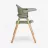 Scaun de masa Kikkaboo Scaun de masa 6 in 1 KikkaBoo Woody Army Green