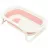 Cadita pentru copii Kikkaboo Cadita pliabila KikkaBoo Fiji Blush