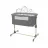 Patut Kikkaboo Patut co-sleeper KikkaBoo Amaris Dark Grey