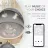 Leagan pentru bebelusi Kikkaboo Leagan electric KikkaBoo Ashlee 2025 Dark Grey
