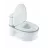 Olita 3 in 1 Kikkaboo Toaleta pentru copii KikkaBoo Flushy Grey