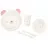 Set de masa Kikkaboo Set de hranire din plastic KikkaBoo Bear with Me Pink