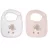 Слюнявчик Kikkaboo Set 2 bavete KikkaBoo Terry Dreamy Flight Pink