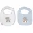 Слюнявчик Kikkaboo Set 2 bavete KikkaBoo Terry Dreamy Flight Blue