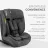 Автокресло детская Kikkaboo Scaun auto KikkaBoo i-Flit Dark Grey i-Size, 76-150 cm