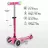 Самокат Micro Trotineta Micro Mini Deluxe Magic LED Pink