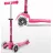 Самокат Micro Trotineta Micro Mini Deluxe Magic LED Pink