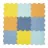 Covor educativ Premaman Covoras-puzzle texturat Premaman, 90x90 cm