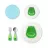 Set de masa Skip Hop Set pentru pranz Skip Hop Crocodil