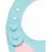 Baveta Skip Hop Bavetica de silicon Fold & Go Skip Hop Zoo Unicorn