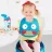 Baveta Skip Hop Bavetica de silicon Fold & Go Skip Hop Zoo Bufnita