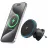 Автомобильный держатель для телефона Proove Car Mount With Wireless Charger Proove Graphite Circle Qi2 15W, Black