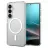 Чехол Spigen Husă Spigen Samsung Galaxy S26 Plus Ultra Hybrid MAG, Clear | White