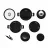 Set RESTO Set de vase RESTO 95800, Negru